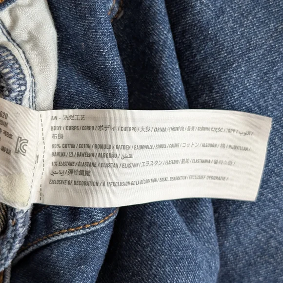 Abercrombie & Fitch Women's Ultra High Rise Curve Love Ankle Straight Jeans - Picture 4 of 4